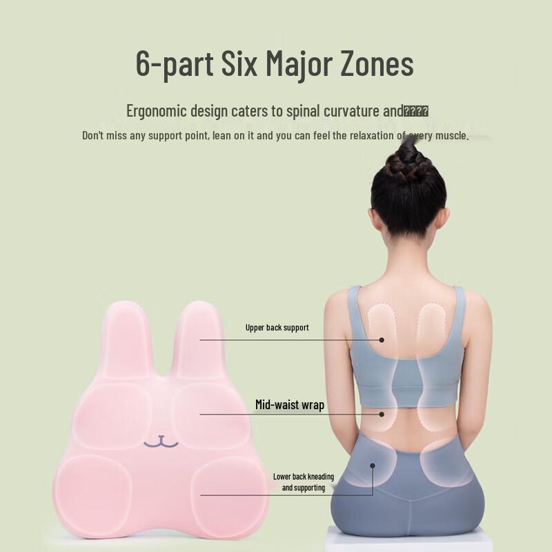 JAGO Memory Foam Lumbar Support Pillow