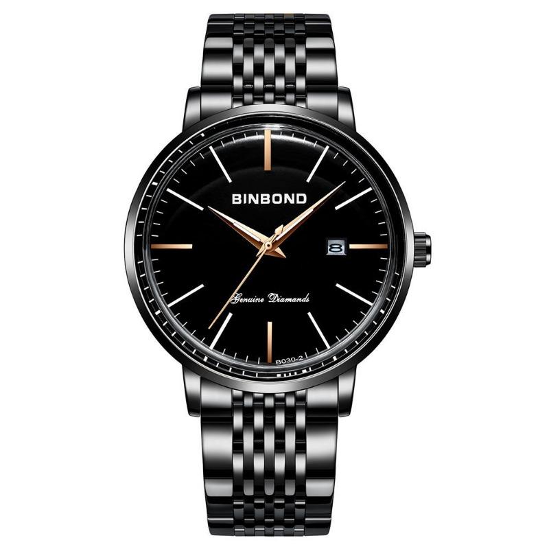 Top Brand Fashion Watch Men's New Curved Screen Butterfly Buckle Steel Band Waterproof Luminous Ultra-thin Large Dial Men's Watch