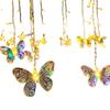 Butterfly Icicle Solar String Lights for Garden, Patio, and Landscape Decor