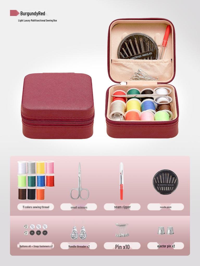 High-Quality Portable Needle & Thread Sewing Kit: Practical Mini Set for Home or Dormitory Mending