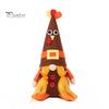 Thanksgiving Turkey Gnome Decor Halloween Plush Decorations, Handmade Scandinavian Tomte for Autumn Tiered Tray Decoration Fall Table Decor,