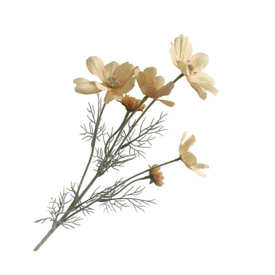 Künstliche Cosmeenblüten 6 Köpfe Kunstseiden-Cosmeen mit Stiel Falscher Wildblumenstrauß für Vase Hochzeitsparty Frühling Sommer Heimdekoration