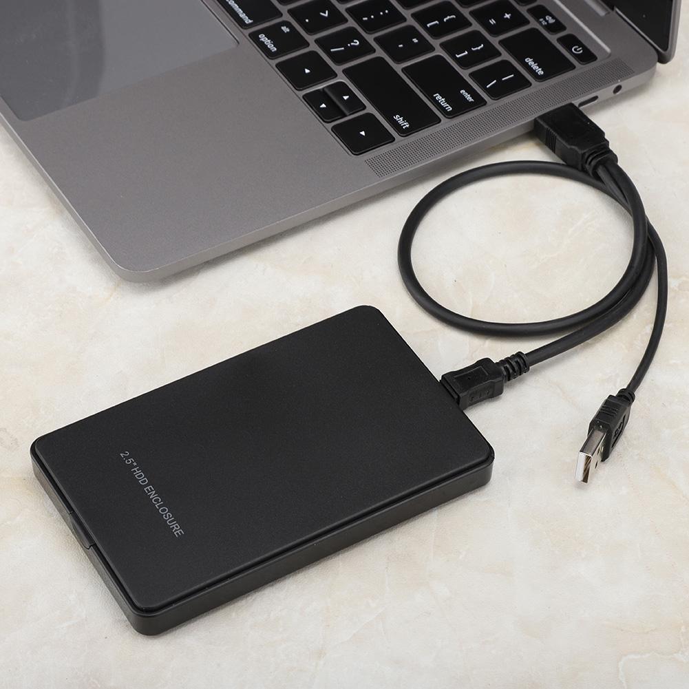 W25q720 2.5 inch USB2.0 SATA Mobile Hard Disk Box Case HDD Enclosure Free Screw Support 2TB (Not Inclube Hard Disk)