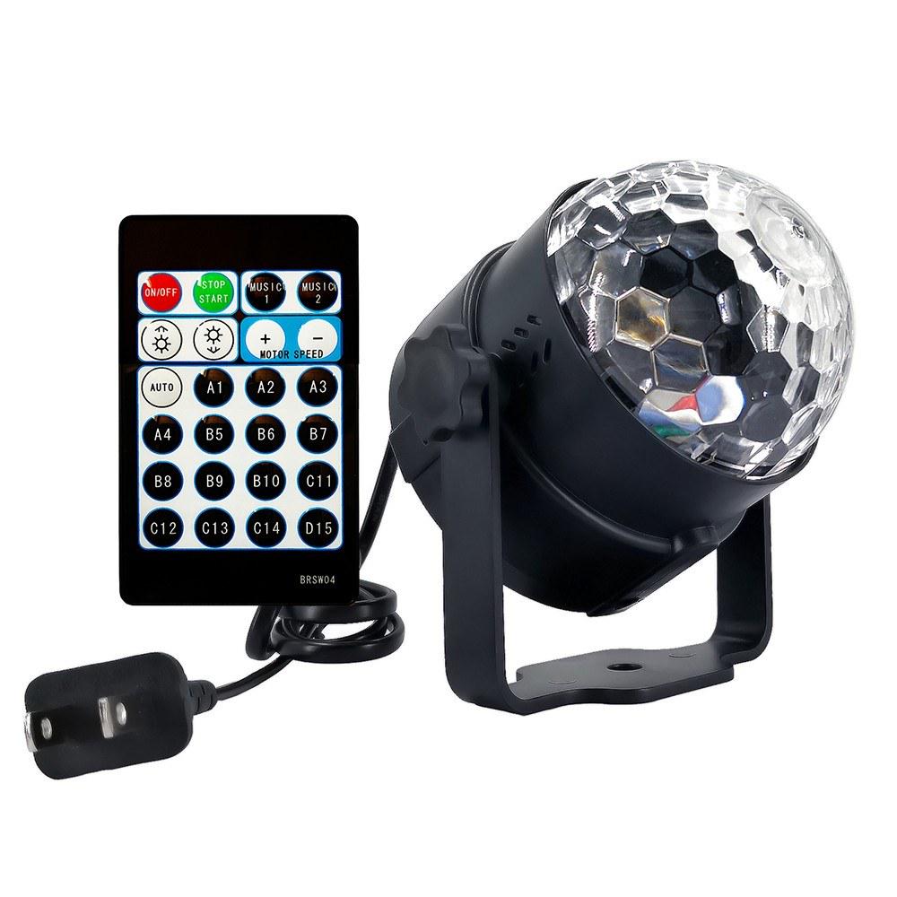 6W 15-Color Water Wave Projector Light Projecting Lamp with Remote Controller for Parties Accasions - EU Plug