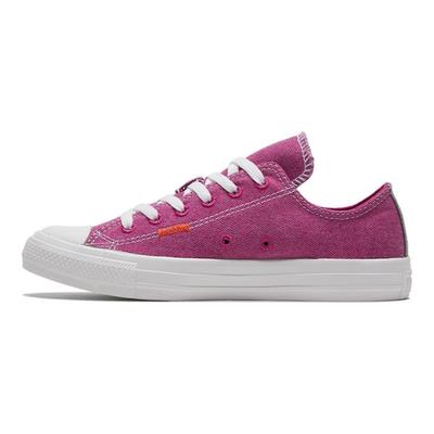 Chuck Taylor All Star Lace-up Low-Top Canvas Shoes Unisex Rose Red