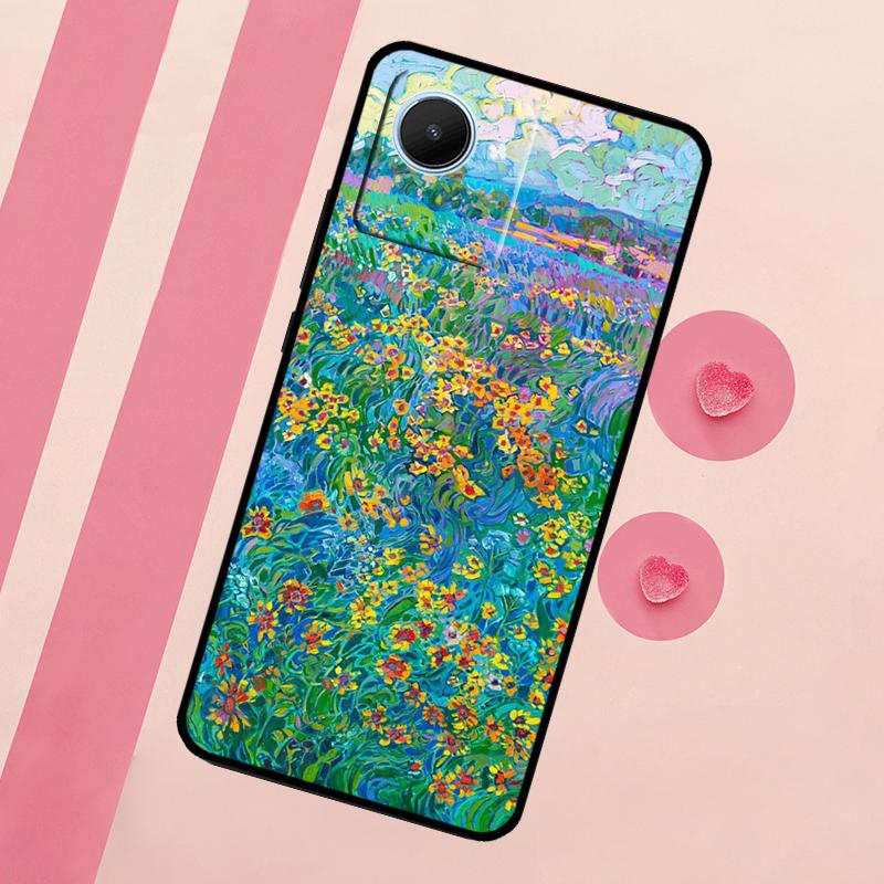 Colourful Flower Painting Art For Realme 15 Pro 10 11 12 13 14 Pro Plus GT7 C67 C65 C63 C61 C55 C53 C51 C35 C71 C75 Case