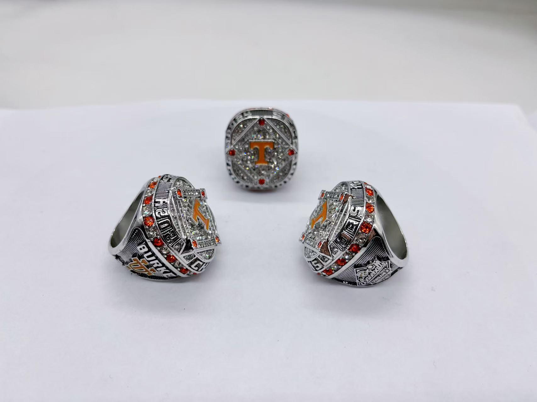 2024 NCAA Tennessee Baseball SEC Champion Commemorative Ring