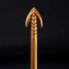 Aquaman Golden Trident 30cm Alloy Collectible Hero Movie Replica Desktop Ornament Premium Miniature Decor for Fans