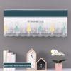 Universal Wall-Mounted Air Conditioner Dust Cover - Moisture-Proof, Full Coverage, Wind Blocker
