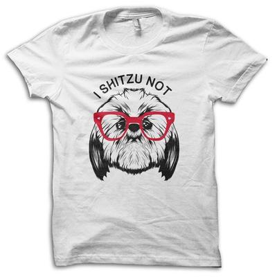 Lustiger Hund Ich bin ein Shitzu Kein Tierliebhaber Witz T-Shirt M5660