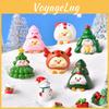 Adorable Resin Christmas Cartoon Animal Snowman Pig Duck Tree Ornaments