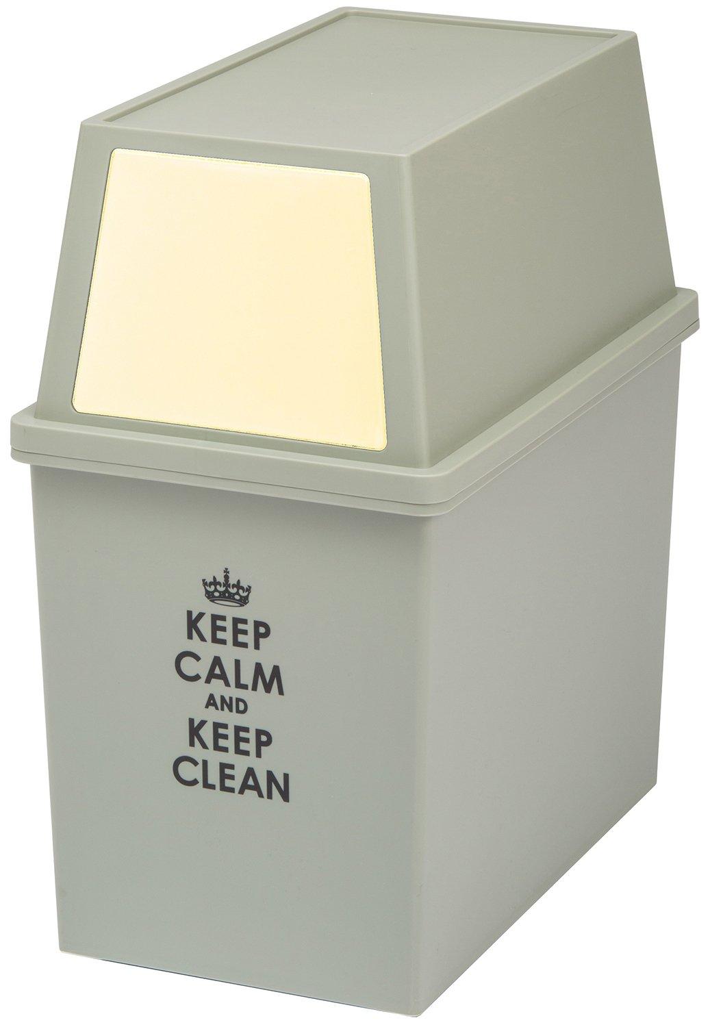 

Heiwa Kogyo Stacking Trash Can Slim 30L Cream вершковий
