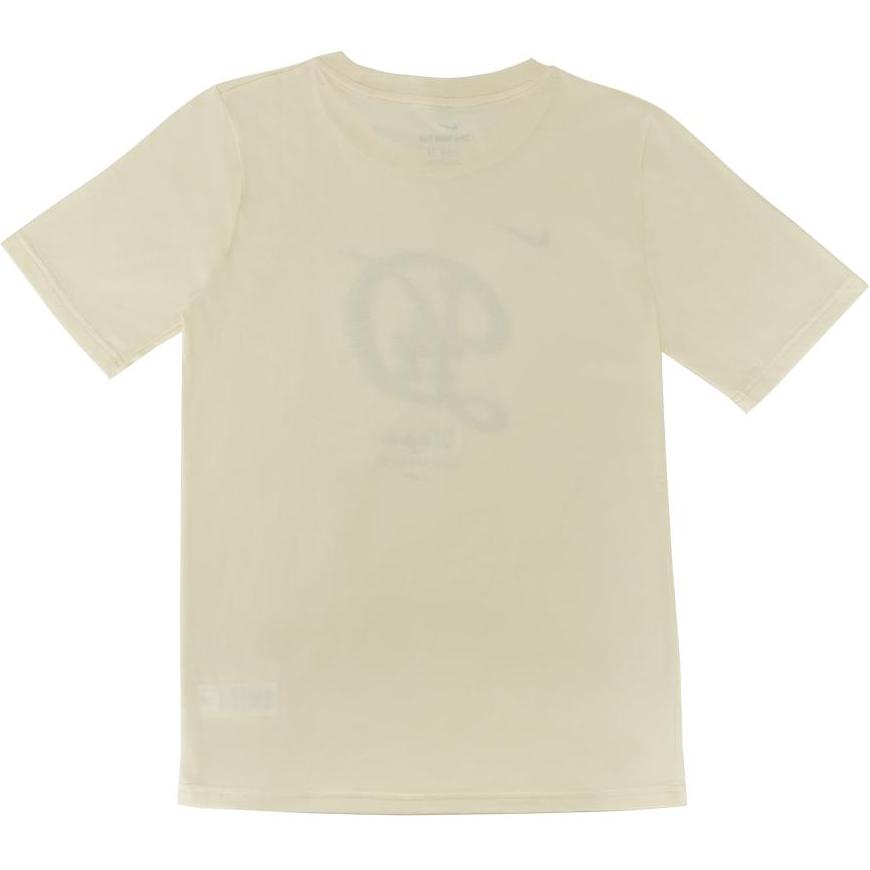Nike X MLB Comfortable Stylish Letter Drop Shoulder Short Sleeve T-Shirt Kids Tops Khaki 3Z3B7NMCC-LAD