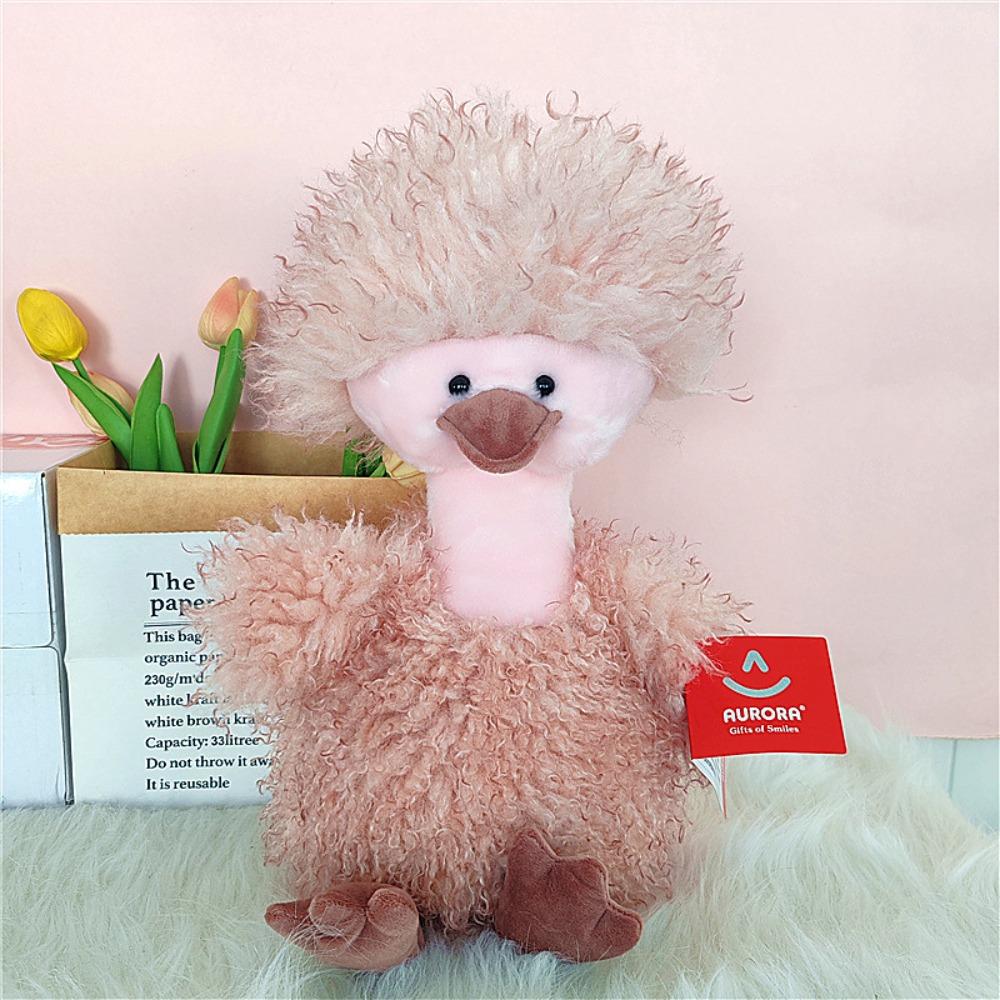 PP Cotton Cartoon Duck Doll Fluffy Curly Duck Plush Kid's Accompany Dolls   Home Decor