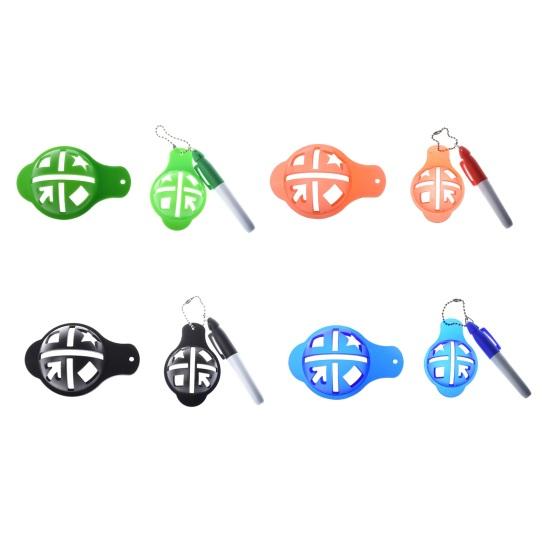 Golf Ball Line Marker Tool With Pen Golf Ball Putting Alignment Marking Tools