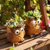Cartoon Animal Resin Succulent Planter - Desktop, Garden, or Balcony Decor.