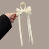 Hepburn-Style Black Double-Sided Bow Shark Hair Clip for Women