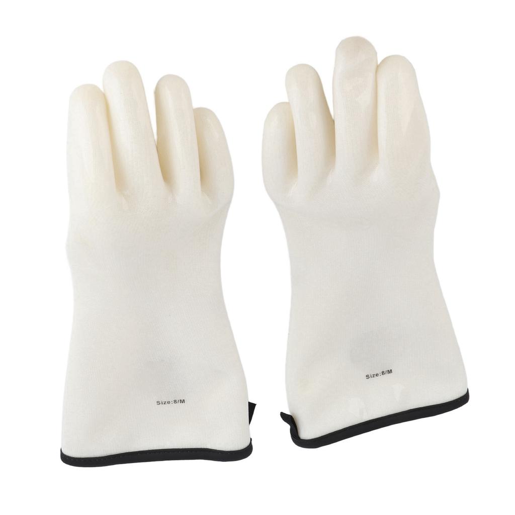 Guanti da Forno in Silicone 350 gradi Celsius Resistenti al Calore Antiaderenti Lunghi Guanti da Cucina per Barbecue per Cuocere al Forno Cucinare