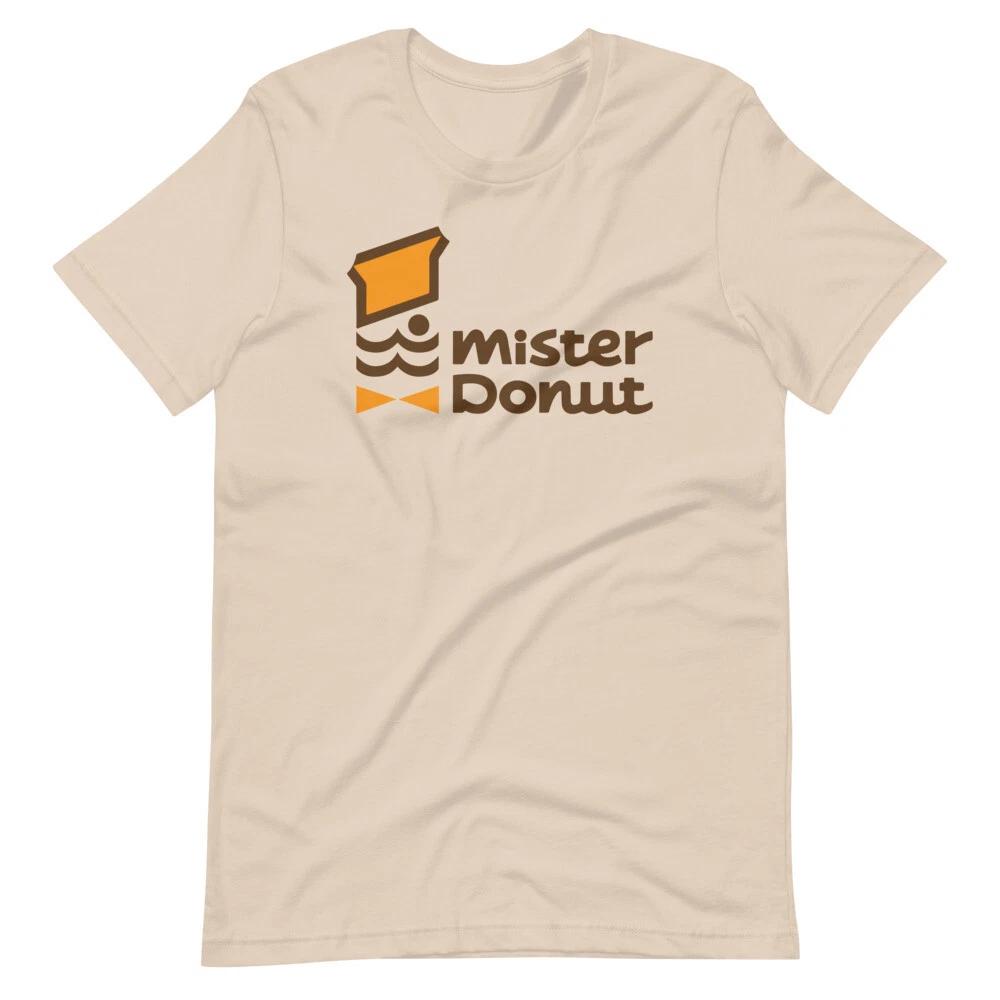 

MISTER DONUT Graphic Tee Shirt Short-Sleeve Unisex 100% Cotton T-shirt Mens Tees Top 4XL