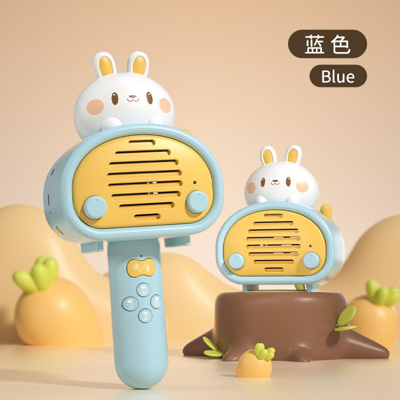 

Children S Wireless Bluetooth Rabbit Microphone Karaoke Singing Machine Microphone Baby Early Education Singing Machine 61