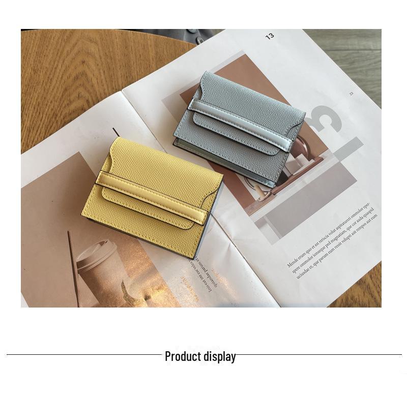 Portofel de damă din piele naturală - Capacitate mare, Sloturi pentru carduri multiple, Culoare solidă, Portofel elegant și compact