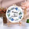 New Diy Embroidery Material Package, Warm Flower Language, Wreath Of Flower Letters, Inspirational Hair