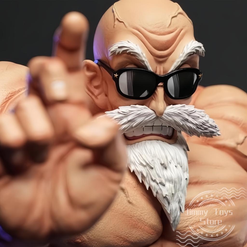 10cm Anime Dragon Ball figurka GK Muscle Mistrz Roshi Goku Kame Sennin Figurka PVC Figurka Akcji Model Lalki dla Dzieci Prezent Zabawki