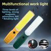 Outdoor Super Bright Flashlight - Rechargeable Long Life, Hook/Magnet, Handheld for Maintenance, Emergency & Work Lighting