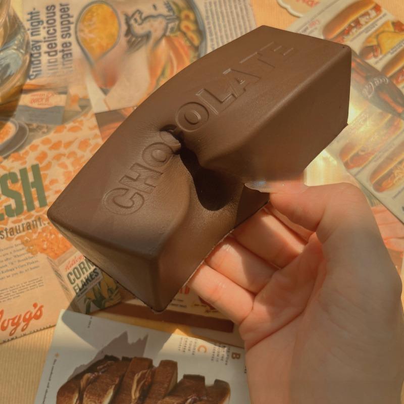 Giocattolo Squishy Cioccolato a Lenta Risalita - Fidget Sensoriale Super Morbido per Alleviare Stress e Ansia | Regali per Bambini e Adulti