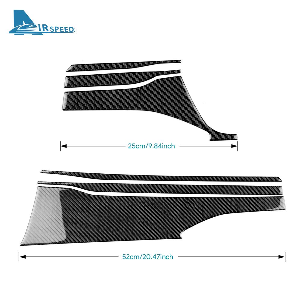 Real Soft Carbon Fiber Sticker For Subaru WRX/ WRX STI 2022 2023 2024 2025 Dashboard Panel Interior Trim Car Accessories