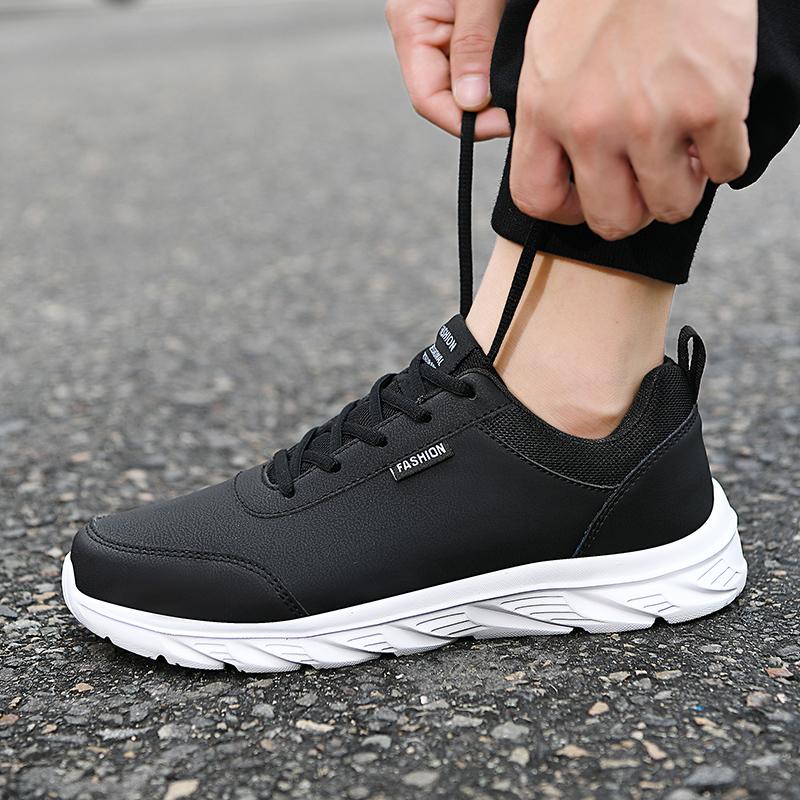Pantofi de alergare în aer liber pentru fitness, ultra-ușori, pentru bărbați, Four Seasons, pantofi sport negri pentru bărbați