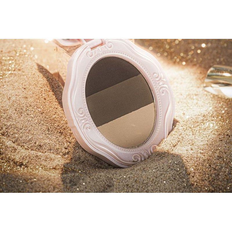 COLORROSE - Western Antique Embossed Tri-Color Eyebrow Powder
