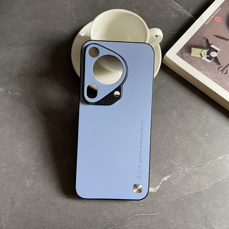 

Роскошный винтажный кожаный чехол для Huawei P30 P40 P50 P60 P70 Pro Pura 70 Ultra P40 Lite Тонкий, ударопрочный, с мягким бампером, защита камеры Huawei P60 Art светло-синий