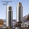 Premium Titanium Magnetic Insulated Cup - Double-Layer Vacuum Design with Tea and Water Separation for a High-End Business Gift