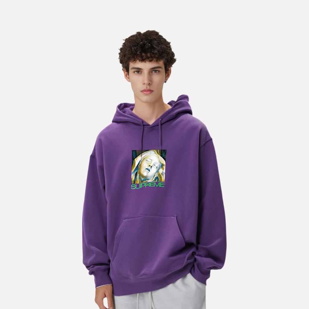 Supreme Ecstasy Hooded Sweatshirt 'Black White' Men's SUP-FW21-268