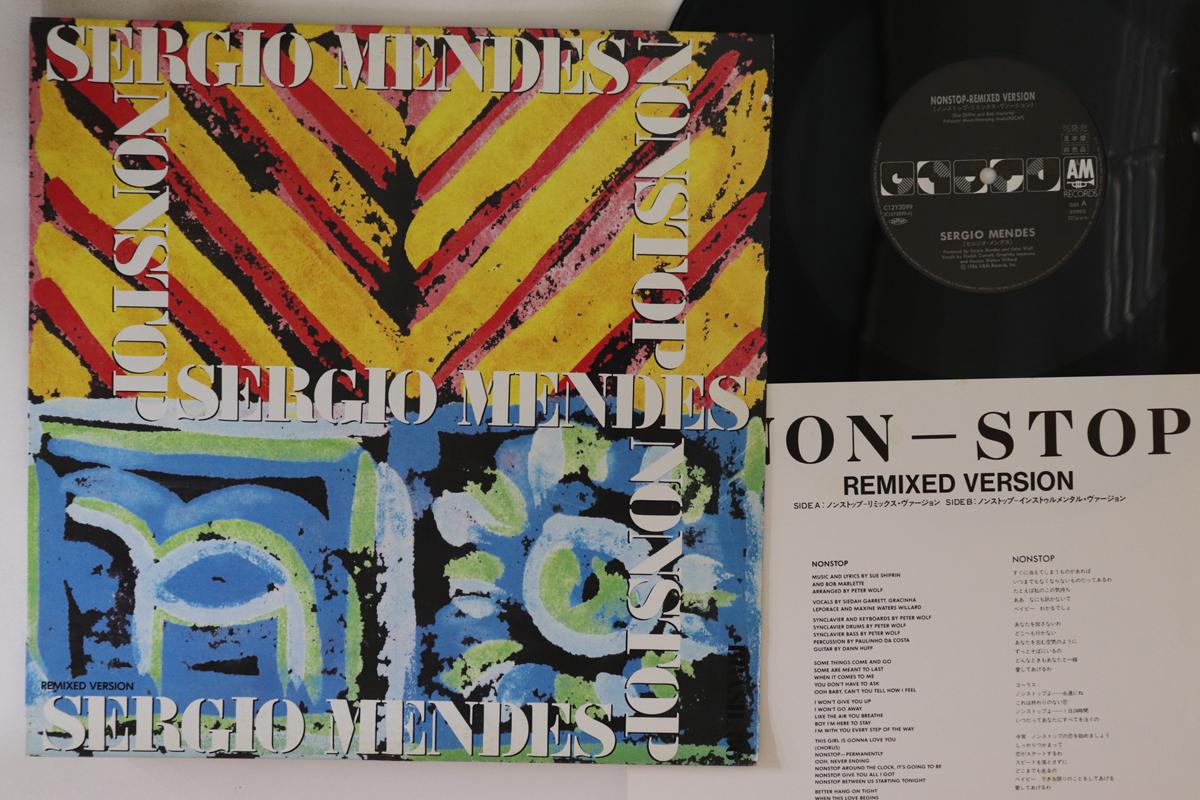 

12inch Record SERGIO MENDES Nonstop C12Y3099PROMO AM 1986 Japan Latin Used
