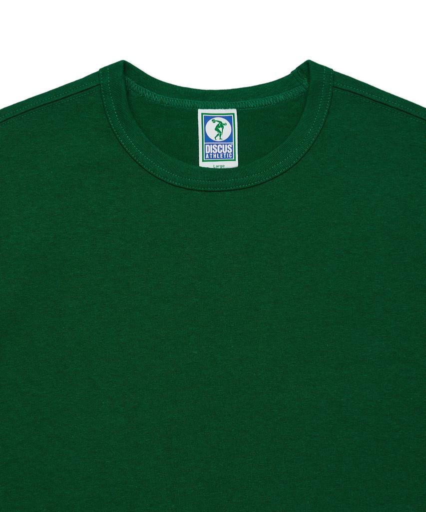 DISCUS ATHLETIC Super Heavyweight Regular Fit Blank T-Shirt Green