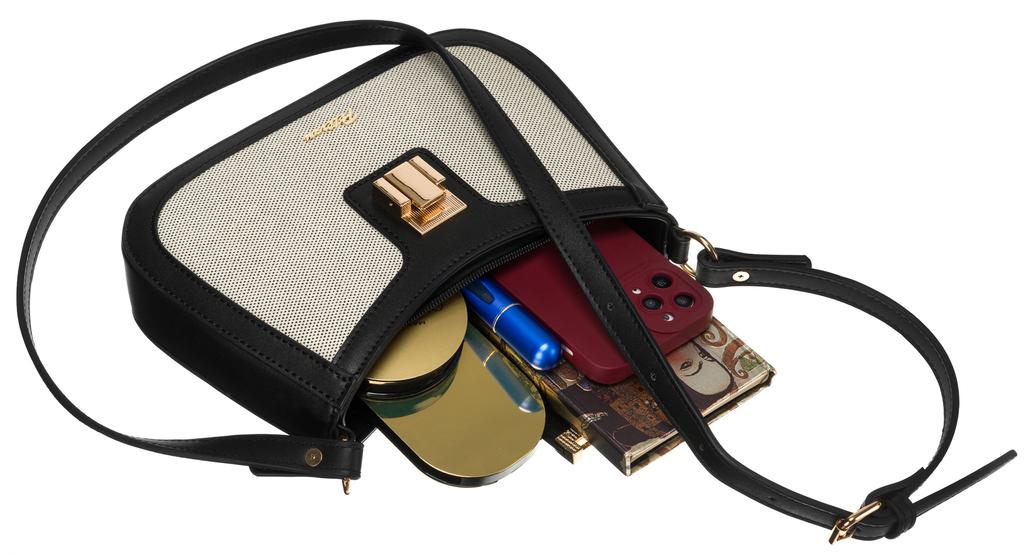 PTN CAN-02-5754 Nat-Black Canvas Bag