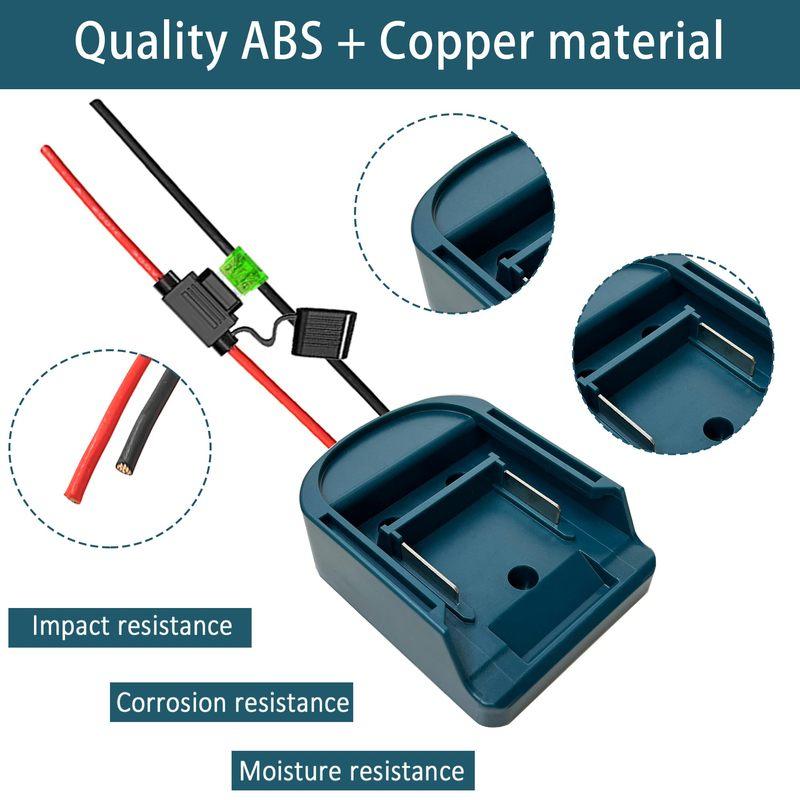 External Battery Adapter Converter for MT Makita 14V/18V Battery DIY Power Tool Box Accessories Kit Electric Extension Newest