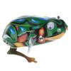 Schönes antikes Eisen-Spielzeug Hüpfender Frosch