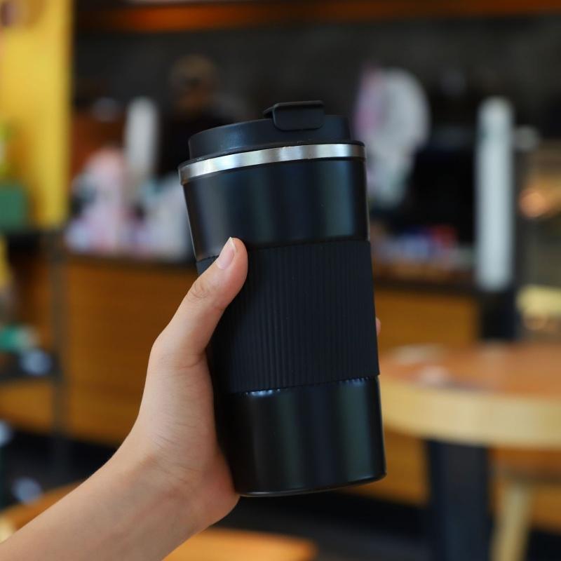 510ML Stainless Steel Coffee Cup Car Vacuum Flask Hot/Cold Drinks Travel Insulated Cup Travel Household Sports Drinking Utensil