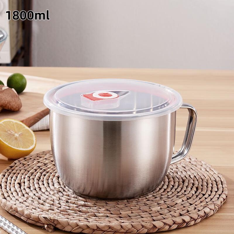 316 Stainless Steel Noodle & Soup Bowl Set with Lids