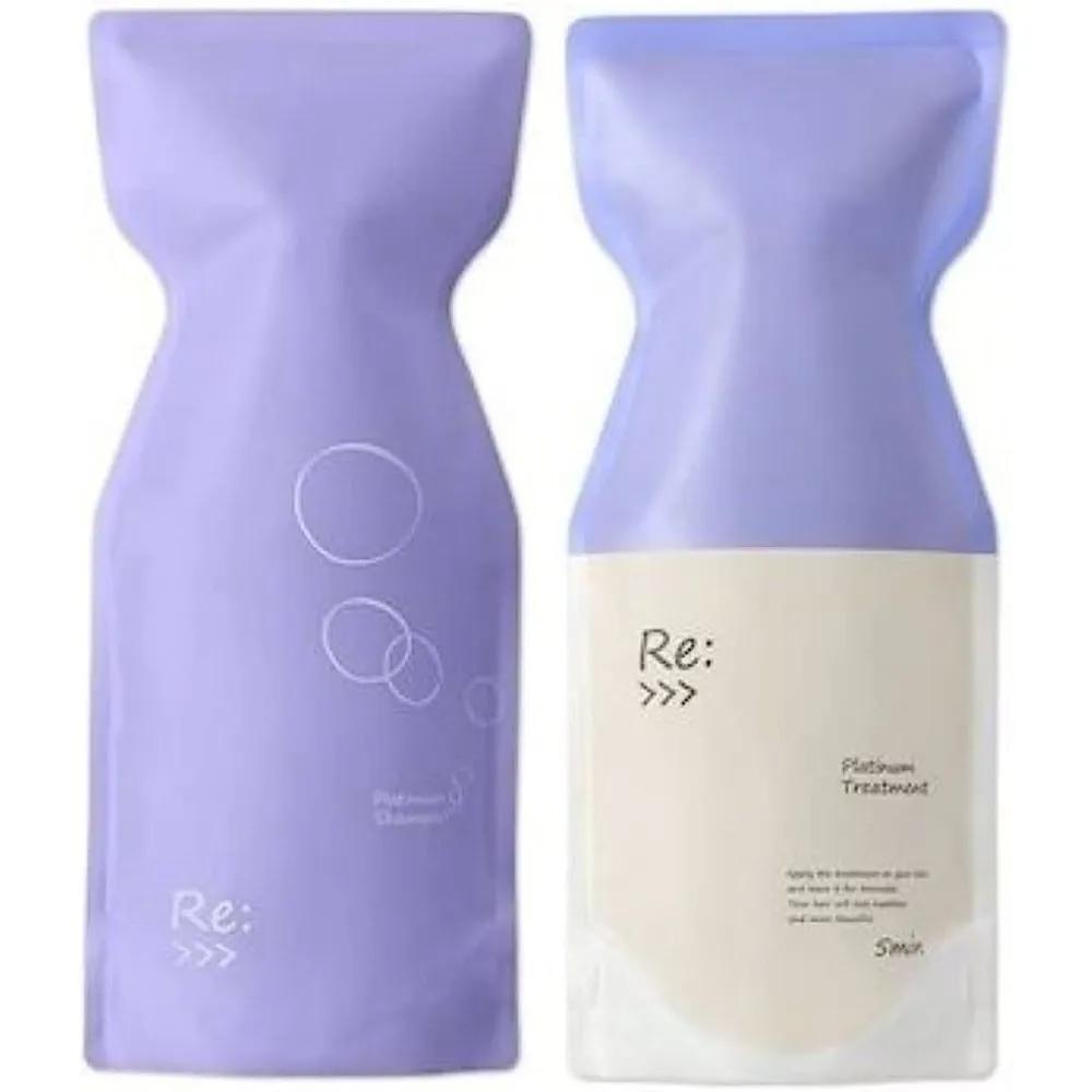 ADJUVANT RE: Platinum Shampoo 600ml & Re: Platinum Treatment 600g Set