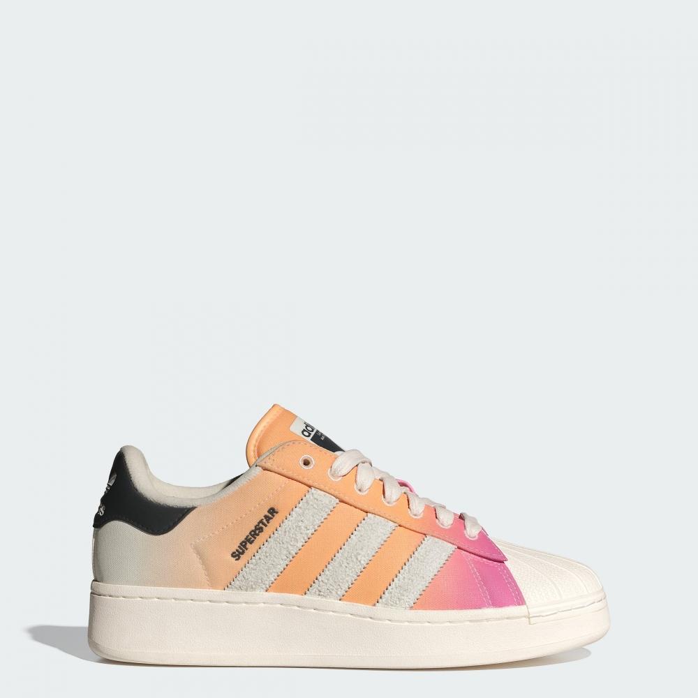 

adidas Men s adidas Superstar XLG Shoes bliss pink acid orange cloud white