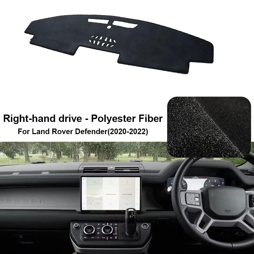 Dashboard Cover Mat voor Land Rover Defender 90 110 2020-2022 Anti-UV Zonnescherm Beschermer Dash Mat Antislip Pads Interieur