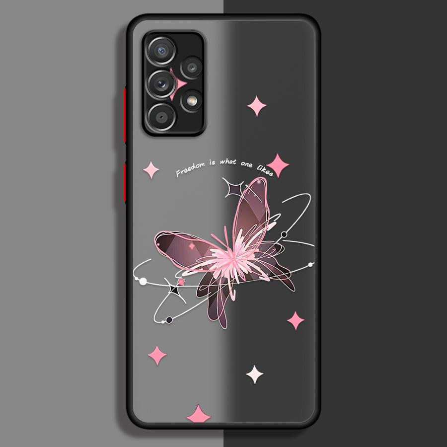 Beautiful Butterfly Art Phone Cover Case for Samsung Galaxy A73 A33 A14 A23 A54 A53 A16 A15 A56 A55 A35 A34 A36 A17 A52 A52S A72