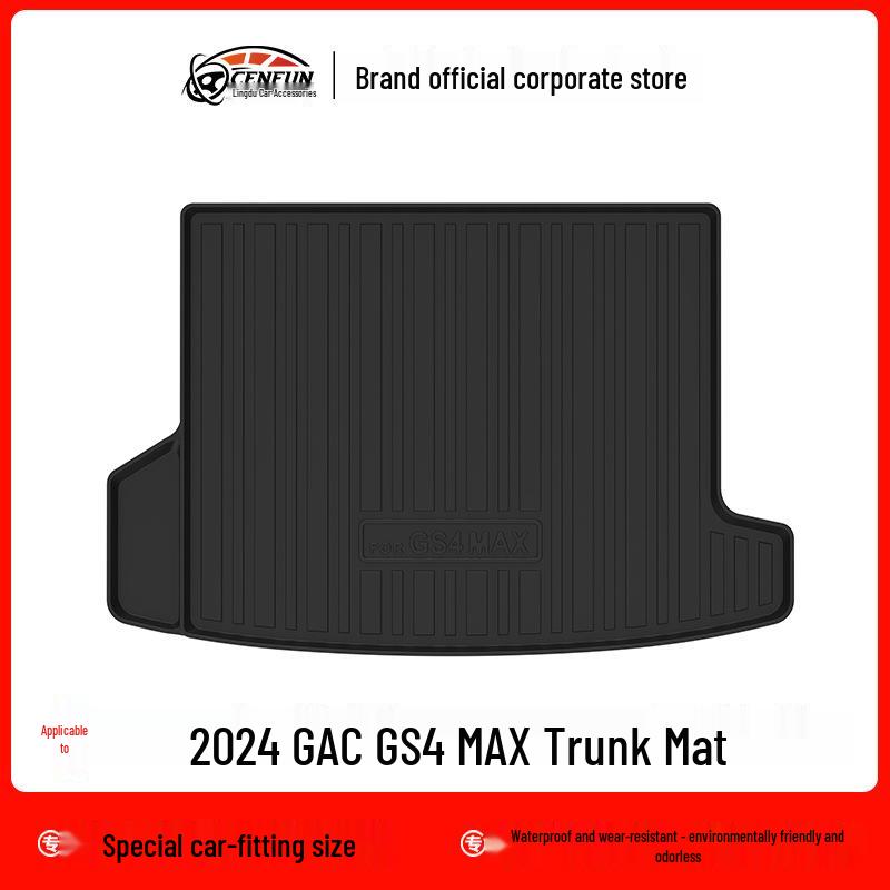 TPE Odorless Waterproof Trunk Mat for 15-19 GAC GS4: Eco-Friendly & Durable Galaxy Carpet