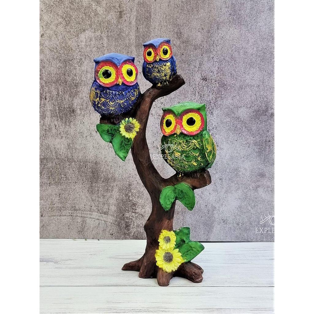 Dekorativní soška Sova Vastu Šastra/feeng Shui Ornament | Soška pro domácí dekoraci| soška pro domácí dekoraci
