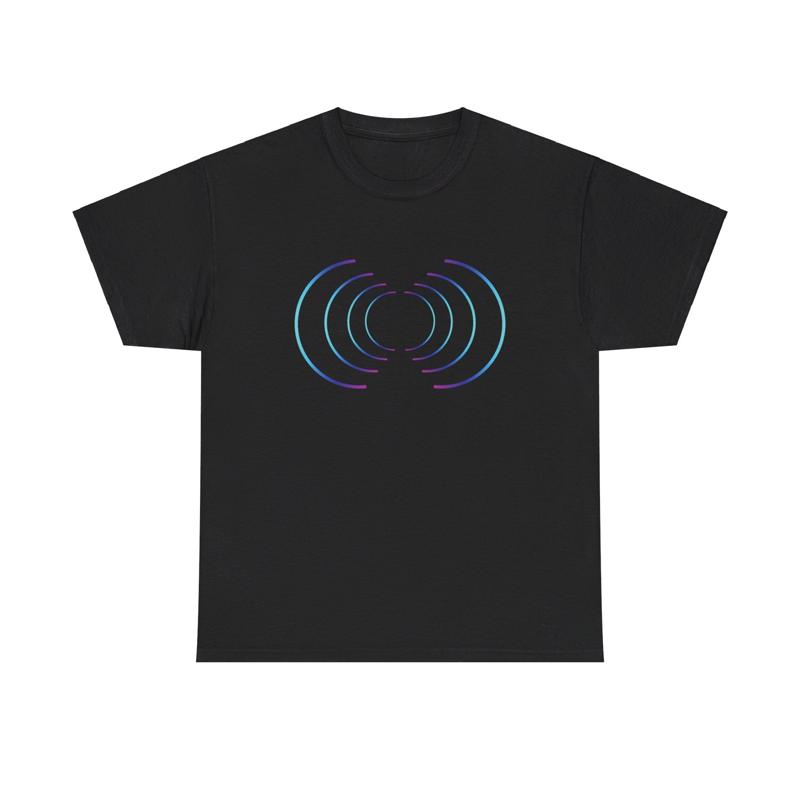 Wave Frequency Graphic T Shirt Cool Abstract Equalizer Music Sound Audio Art