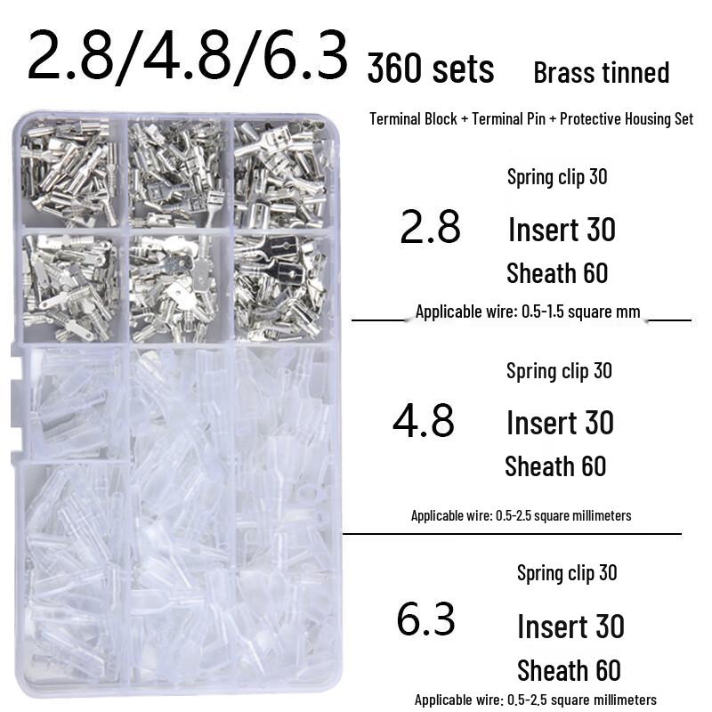 Benos Quick Disconnect Crimp Terminal Connector Kit
